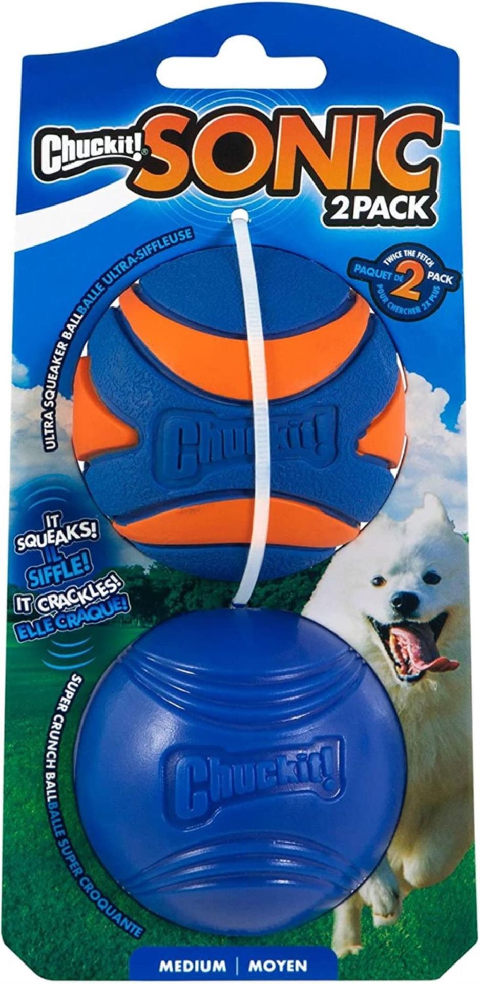 Chuckit Sonic 2'li Oyun Topu Seti Köpek Oyuncağı