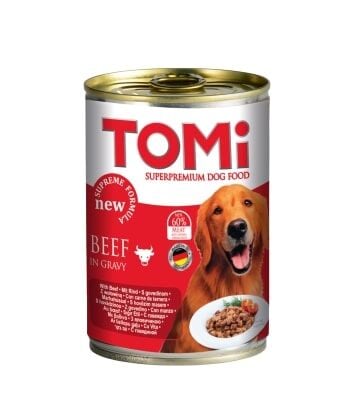 Tomi Köpek Dana Etli Yaş Köpek Maması 400g