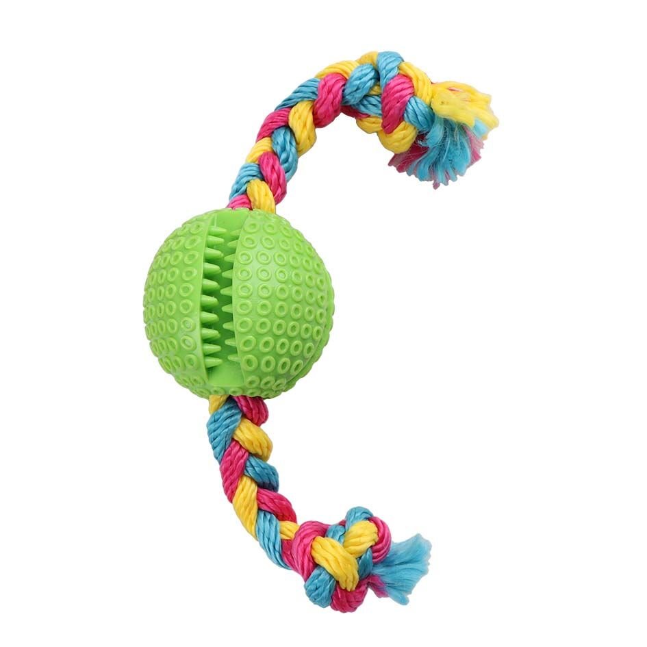 Eastland İpli Plastik Rugby Topu 6,5 Cm Köpek Oyuncağı