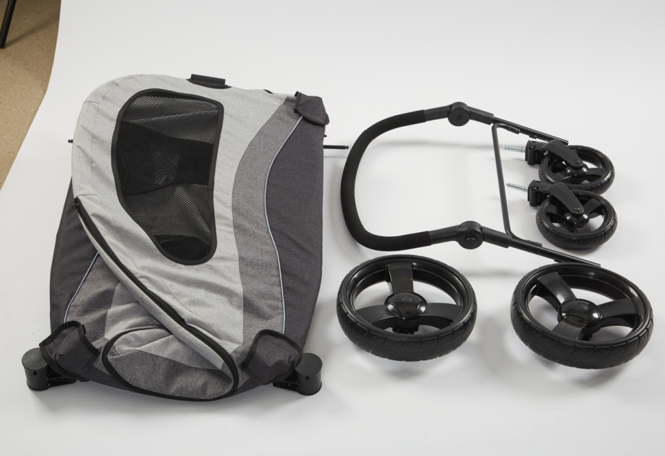 Tommy Evcil Hayvan Arabası Gri 90*73*108cm Max 60kg