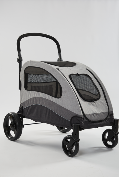 Tommy Evcil Hayvan Arabası Gri 90*73*108cm Max 60kg