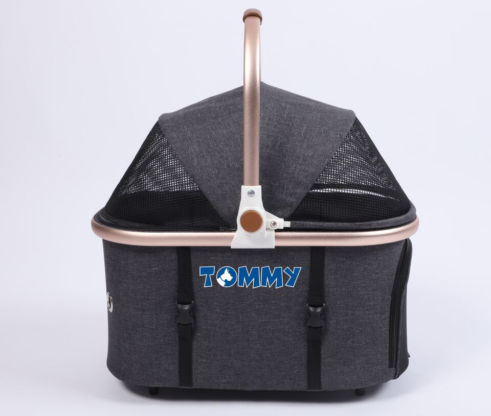 Tommy Evcil Hayvan Arabası Gold Füme 83*48.5* 110cm Max 10kg