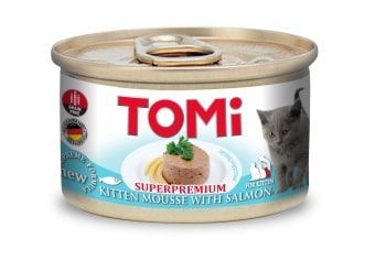 Tomi Yavru Kedi Somonlu Yaş Kedi Maması 85g
