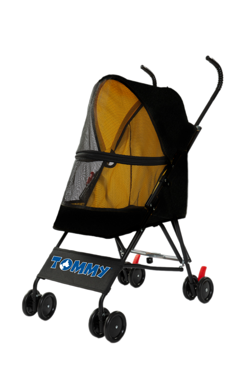 Tommy Evcil Hayvan Arabası Siyah 76.5*44*99cm Max 15kg