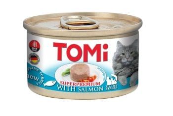 Tomi Kedi Somonlu Yaş Kedi Maması 85g