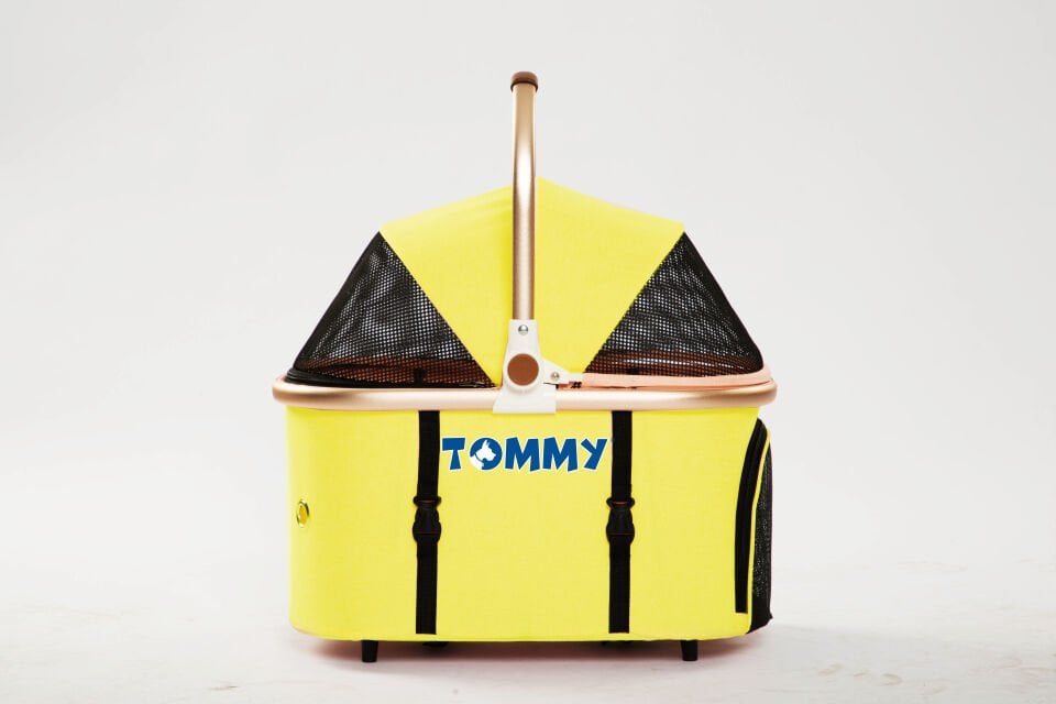 Tommy Evcil Hayvan Arabası Sarı 83*48.5*110cm Max 10kg