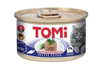 Tomi Kedi Ton Balıklı Yaş Kedi Maması 85g