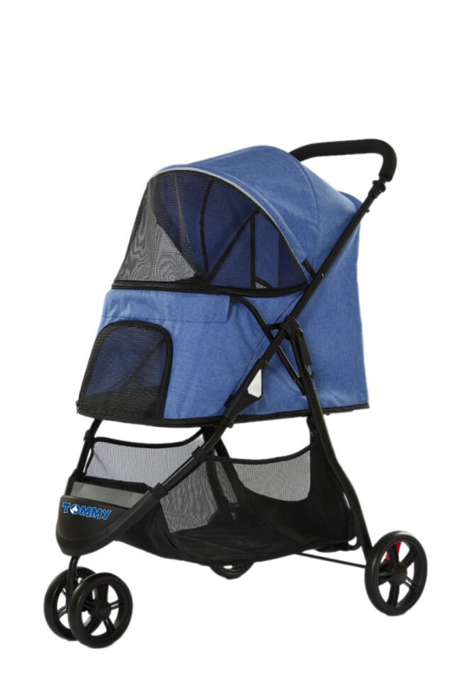 Tommy Evcil Hayvan Arabası Lacivert 74.5*52.2*98cm Max 15kg