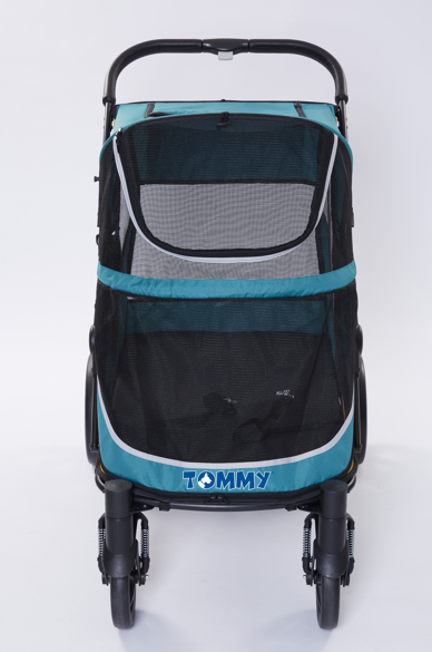 Tommy Evcil Hayvan Arabası Turkuaz 112*65*100cm Max 40kg