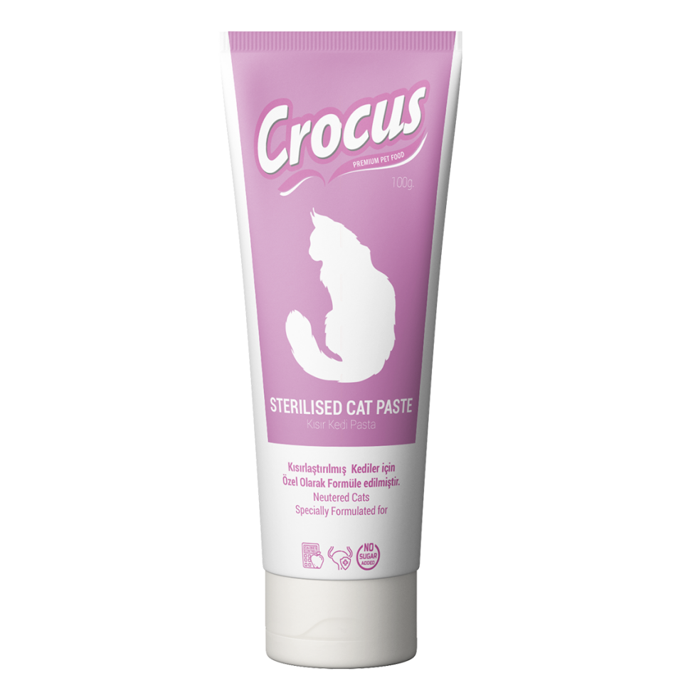 Crocus Kedi Sterilised Malt Macunu 100 Gram