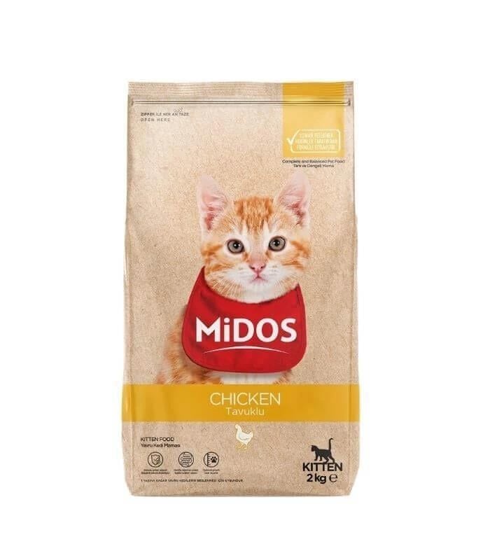 MİDOS Tavuklu Yavru Kedi (Sağlıklı Büyüme) 2 kg