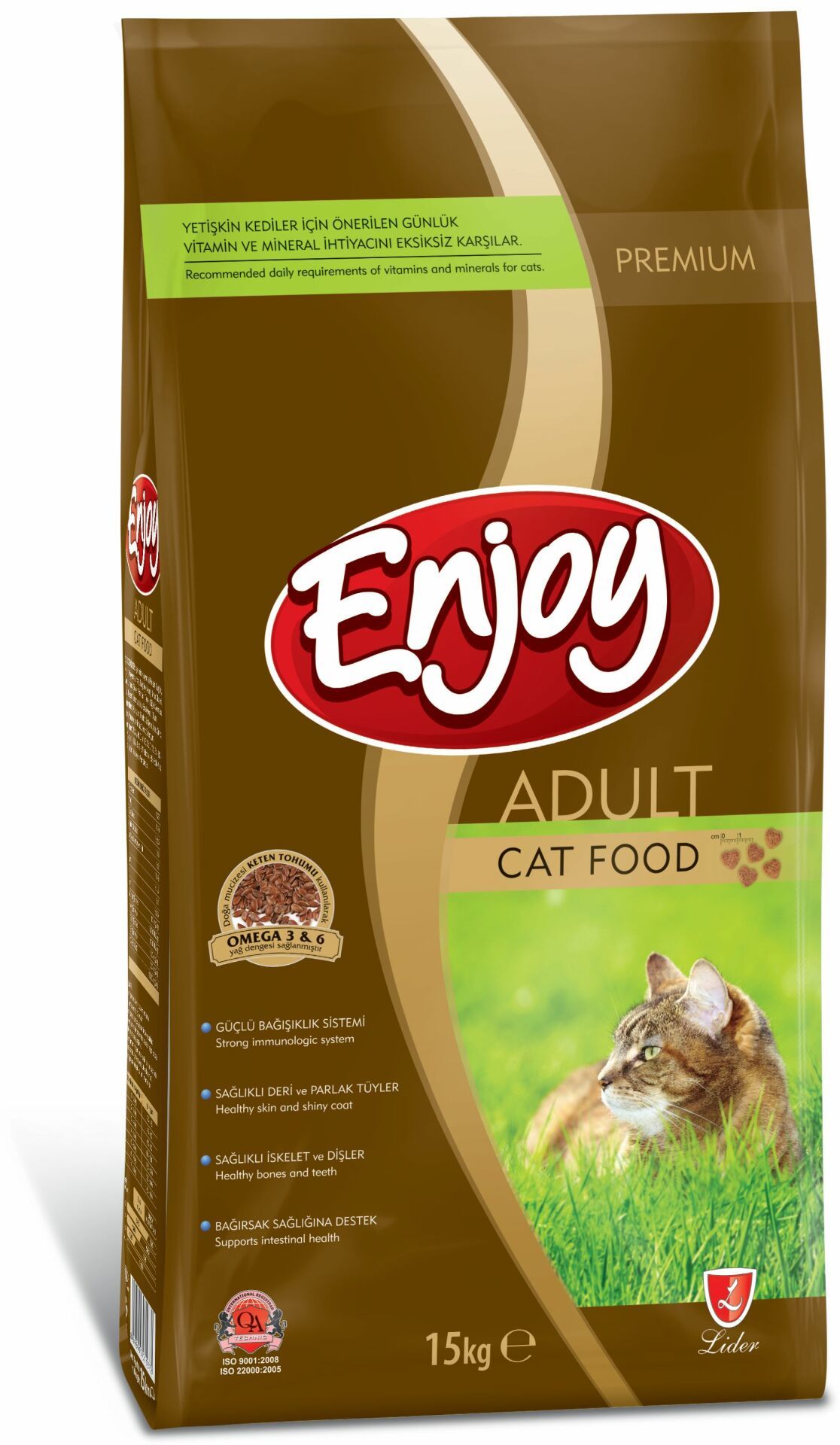 Enjoy Tavuklu Yetişkin Kuru Kedi Maması 15 Kg