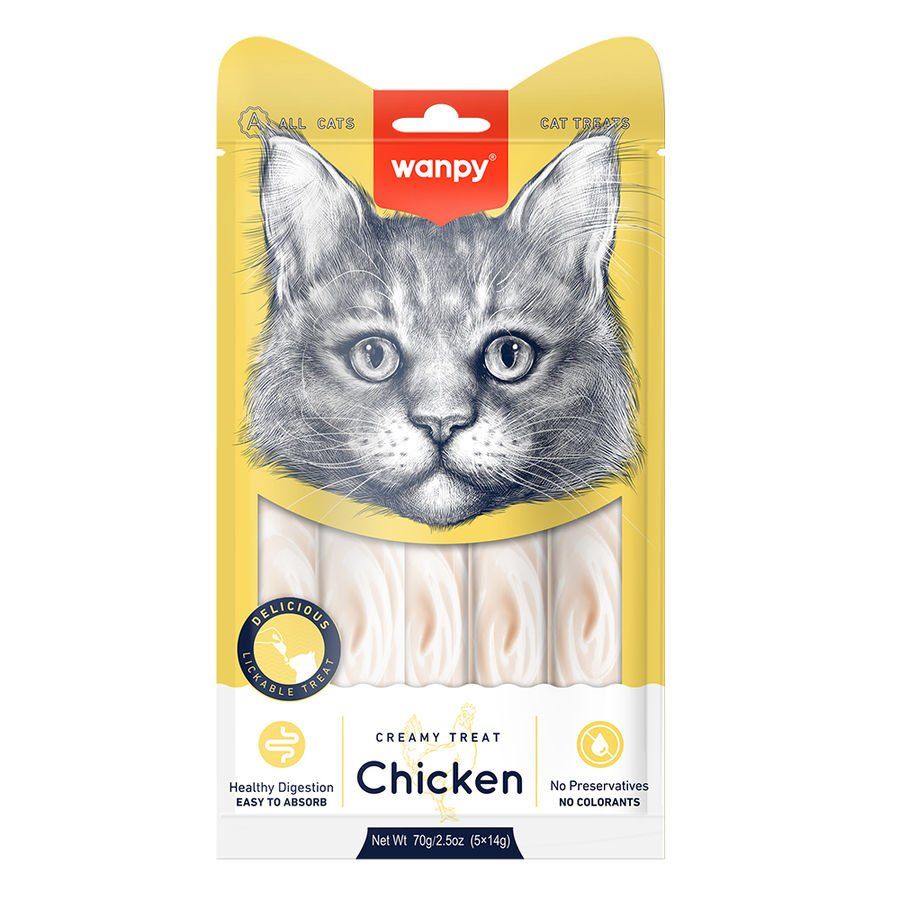Wanpy Tavuk Krema Kedi Ödülü 5x14 gr
