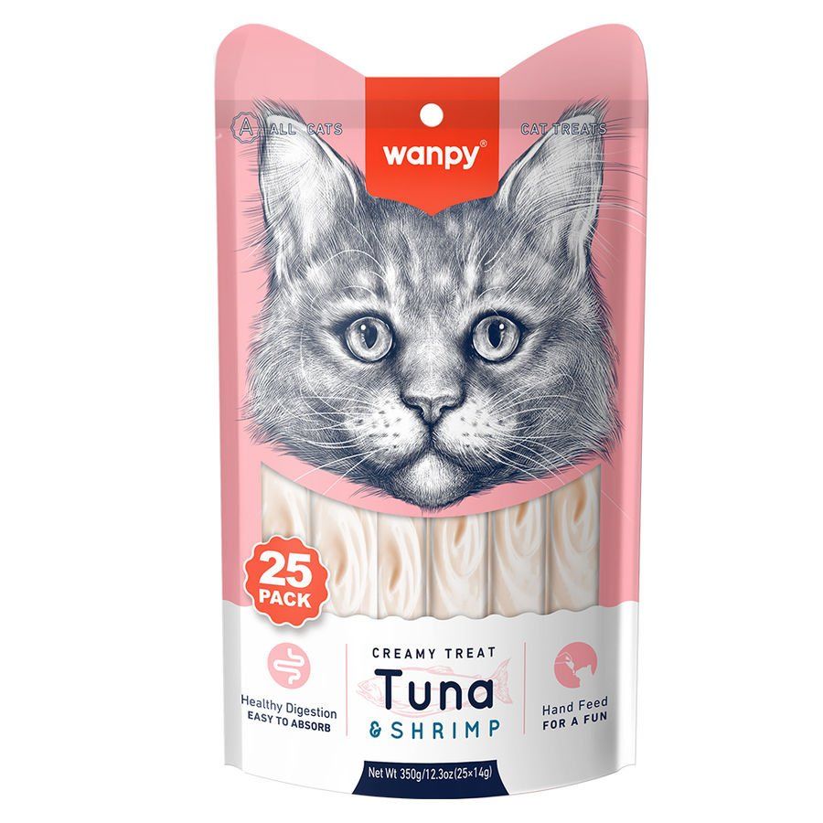 Wanpy Ton&Karides Krema Kedi Ödül 25x14gr