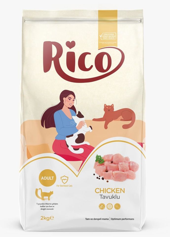 RICO Tavuklu Yetişkin Kedi 2 kg