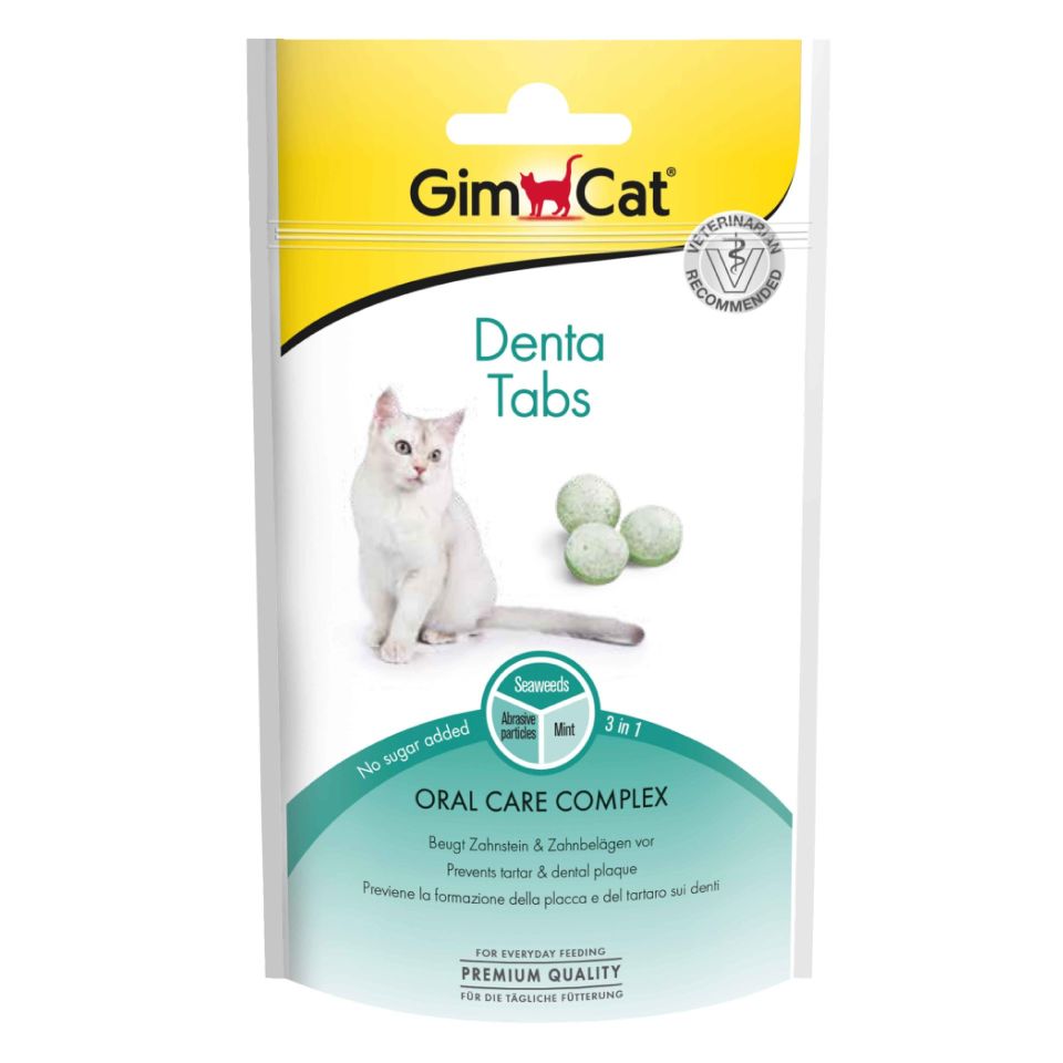 GimCat Denta Ağız ve Diş Sağlığı için Şekersiz Kedi Ödül Maması 40gr