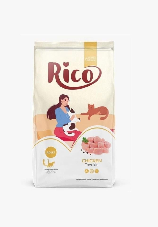 RICO Tavuklu Yetişkin Kedi 15 kg