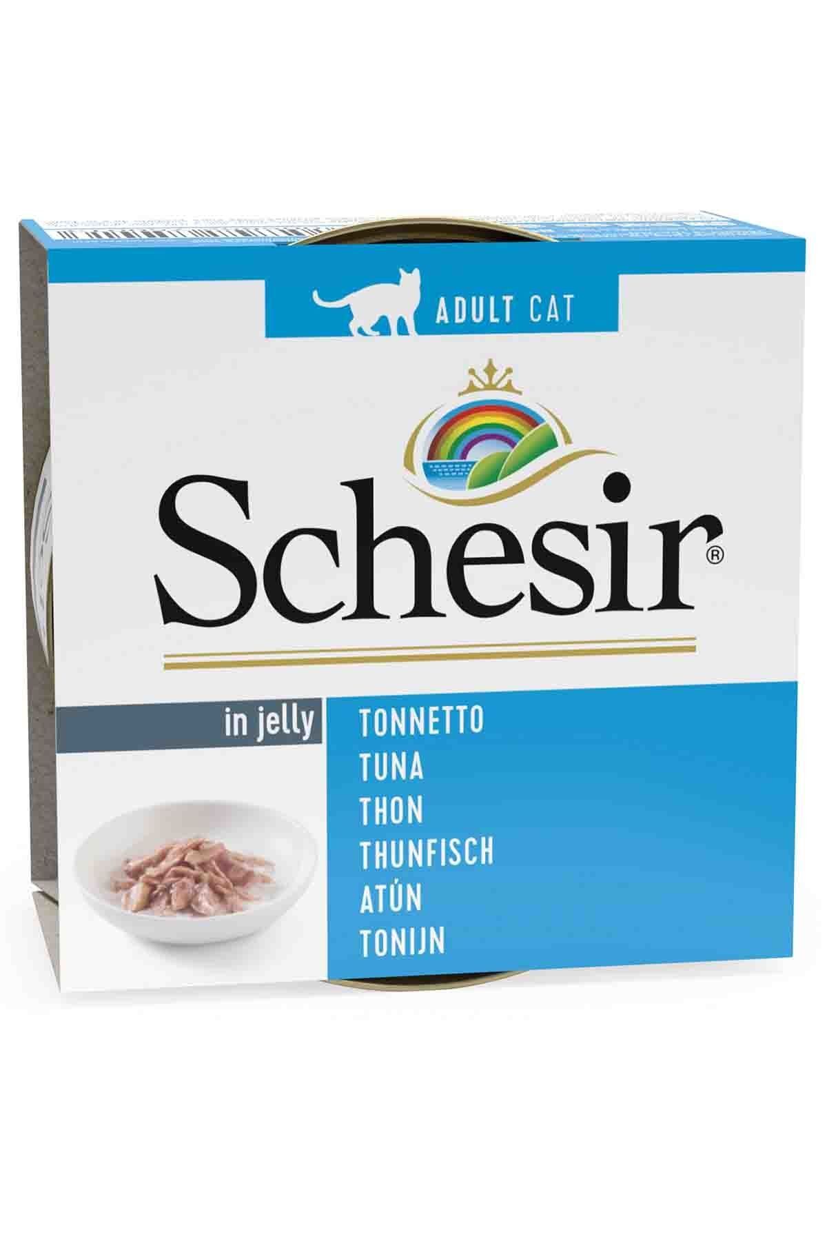 Schesir Ton Balıklı Yetişkin Kedi Yaş Maması 85gr