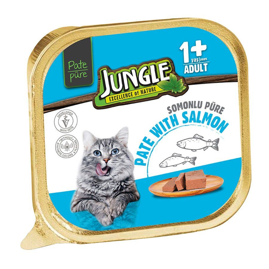 Jungle Sütlü ve Balıklı Ezme Kedi Konservesi 100gr