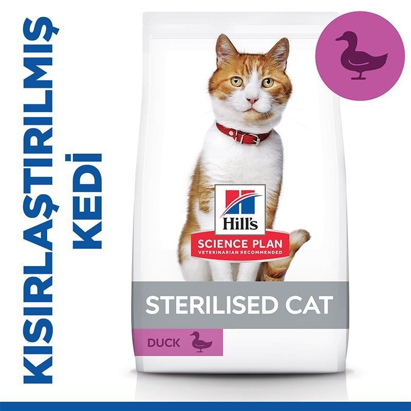 Hill's Sciense Plan Ördek Etli Kısırlaştırılmış Kedi Maması 10 Kg