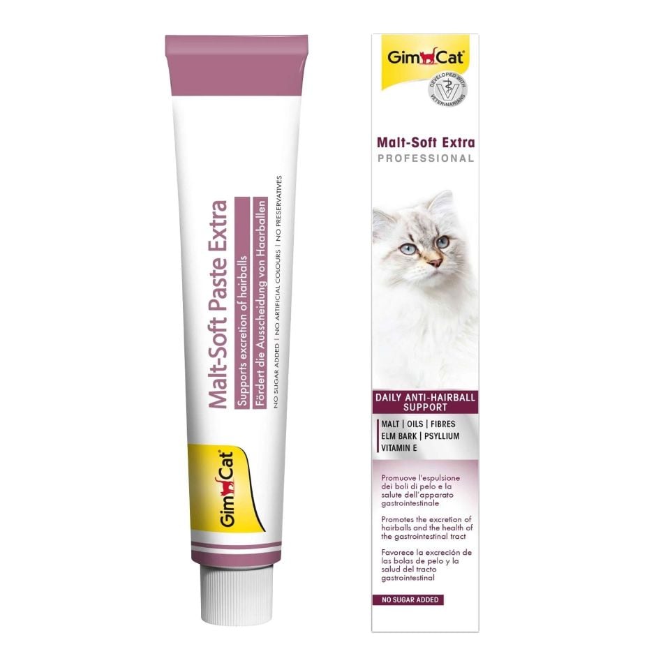 GimCat Malt-Soft Extra Tüy Yumağı Önleyici Kedi Macunu 100gr