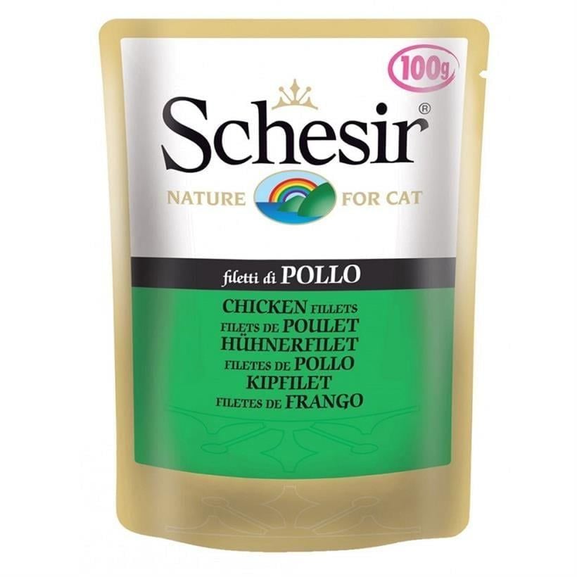 Schesir Tavuk Filetolu Yetişkin Kedi Konservesi 100gr