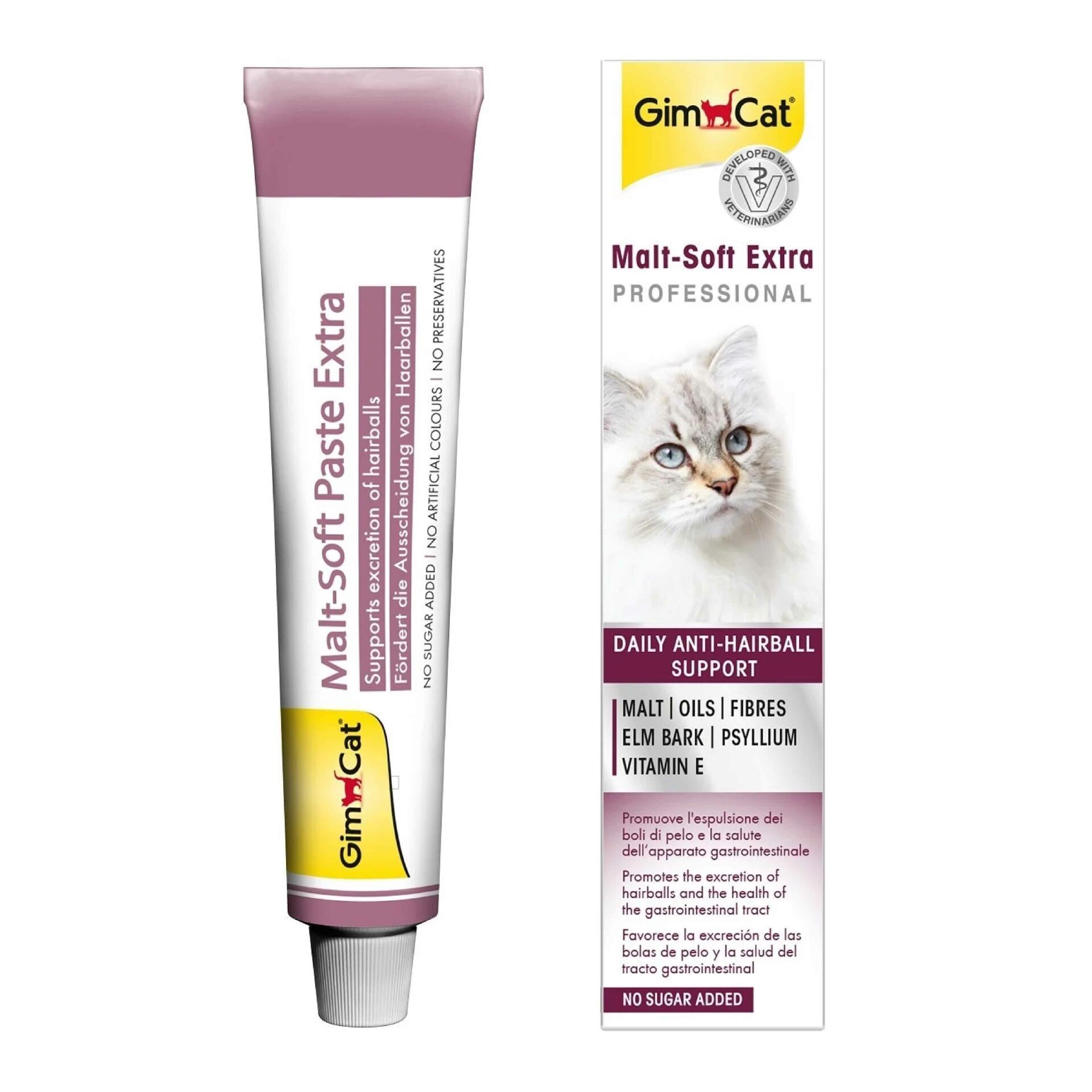 GimCat Malt-Soft Extra Tüy Yumağı Önleyici Kedi Macunu 20gr