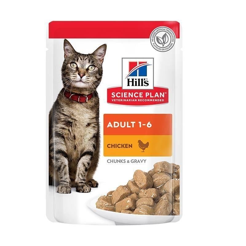Hills Tavuklu Pouch Yetişkin Kedi Konservesi 85 Gr