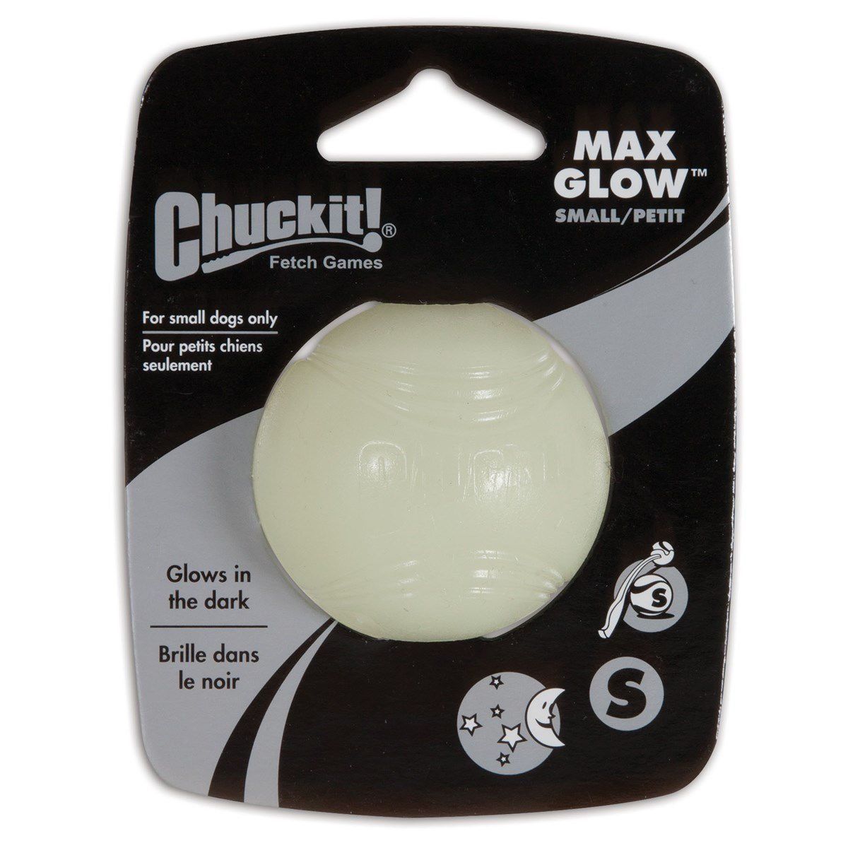 Chuckit! Max Glow Gece Parlayan Köpek Oyun Topu (Küçük Boy) Köpek Oyuncağı