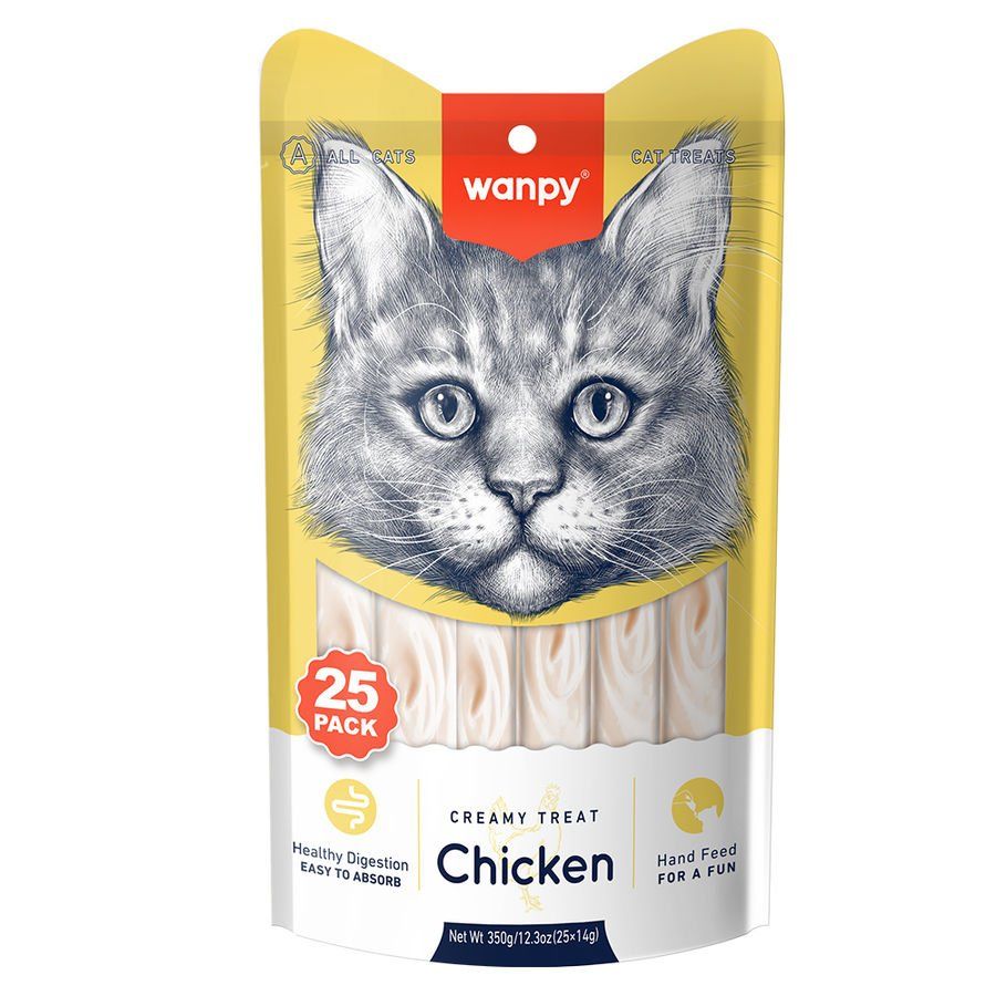 Wanpy Tavuk Krema Kedi Ödül 25x14gr