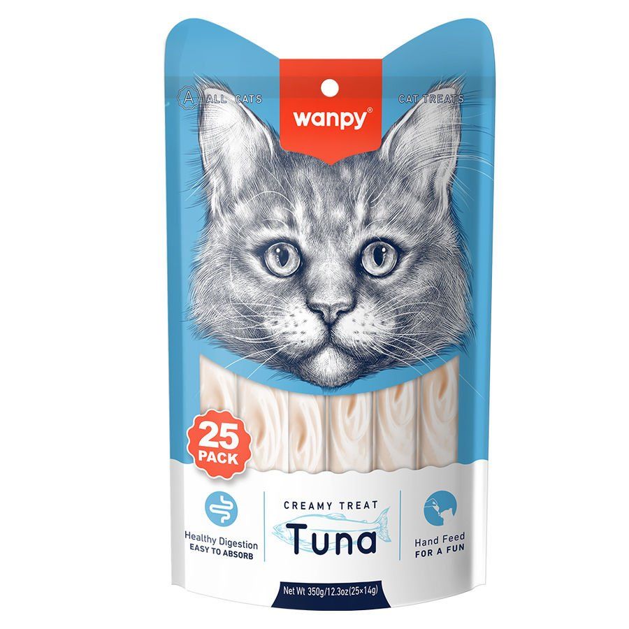 Wanpy Ton Balıklı Krema Kedi Ödül 25x14gr