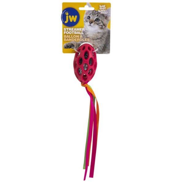 JW Cataction Püsküllü Kedi Oyun Topu