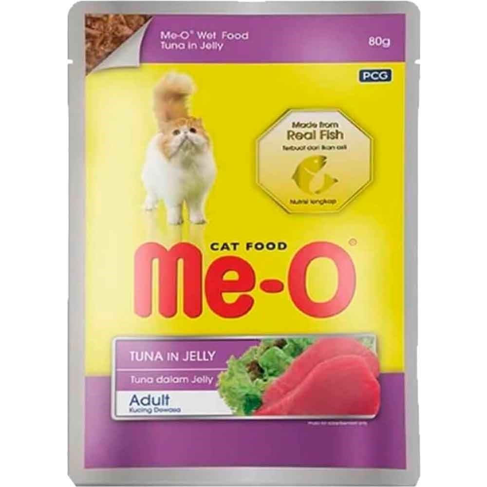 Me-O Jöle İçinde Ton Balıklı Yetişkin Kedi Konservesi 80gr
