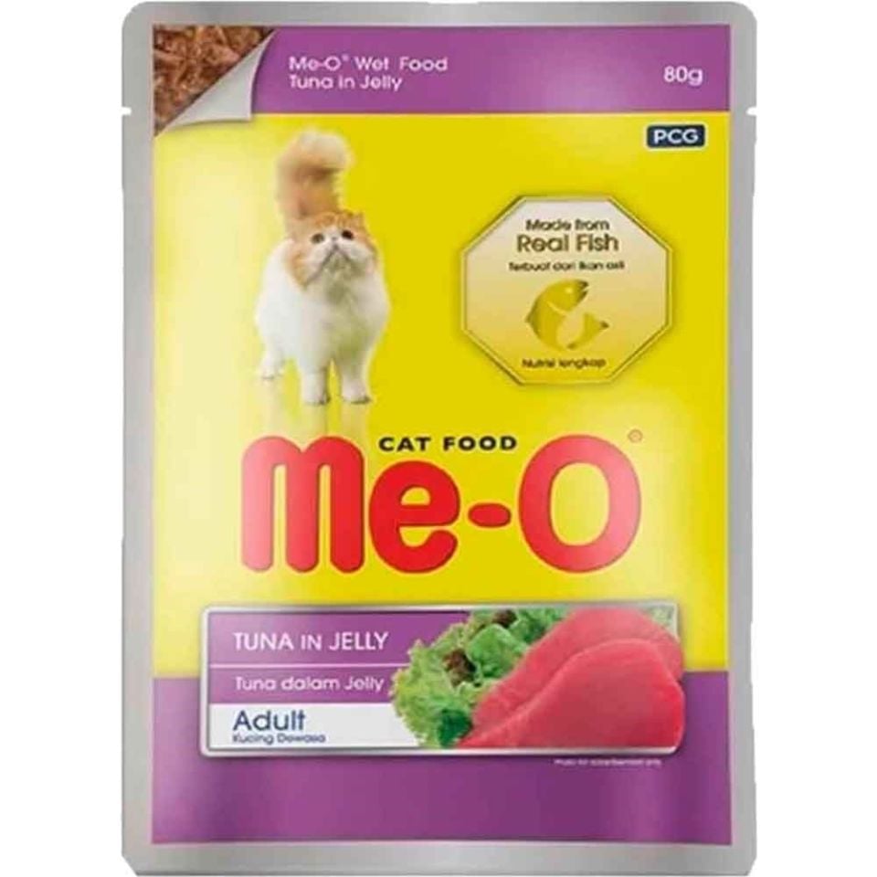 Me-O Jöle İçinde Ton Balıklı Yetişkin Kedi Konservesi 80gr