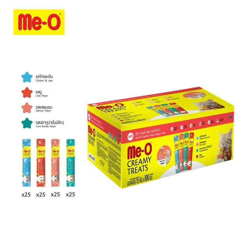 Me-O Creamy Happy Time 100*15 Gr