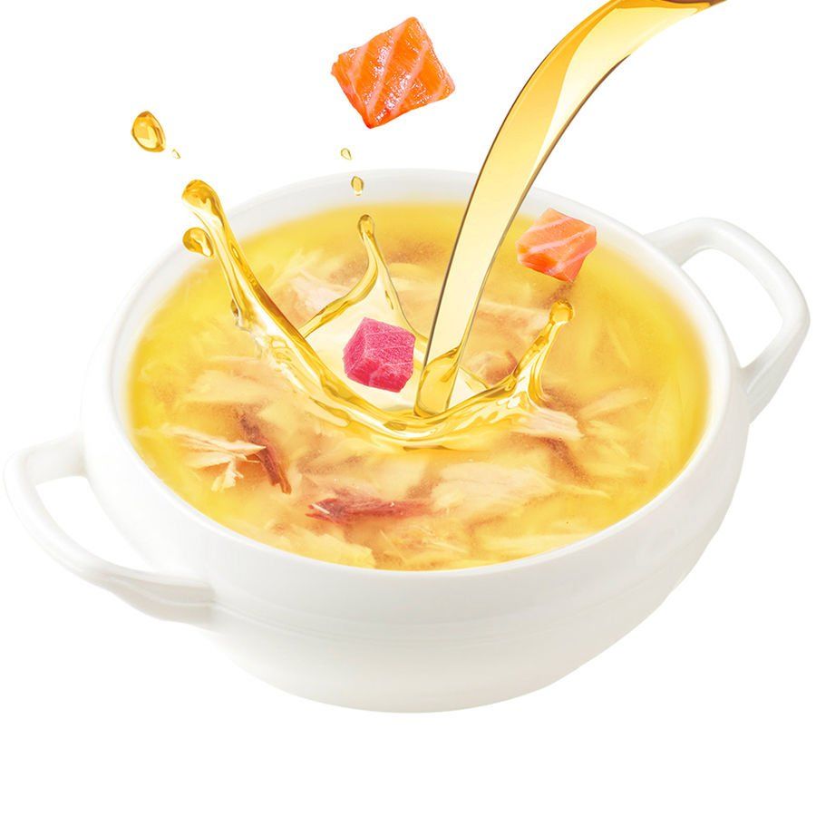 Wanpy Kediler için Somon Ton Balığı Eti Çorbası 50g