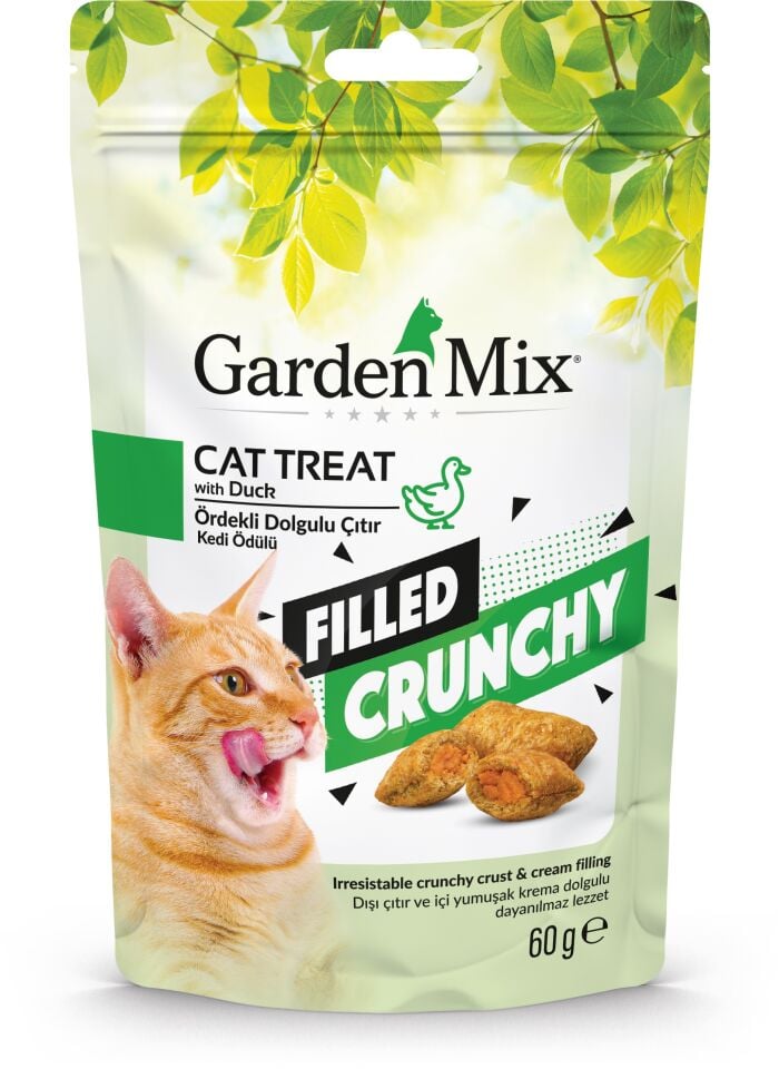 Gardenmix Ördekli İçi Dolgulu Kedi Ödülü 60gr