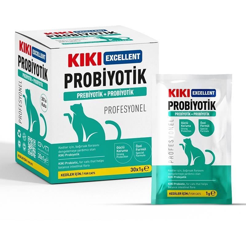 KIKI Kedi Probiyotik+Prebiyotik Saşe 1gr 30Adet