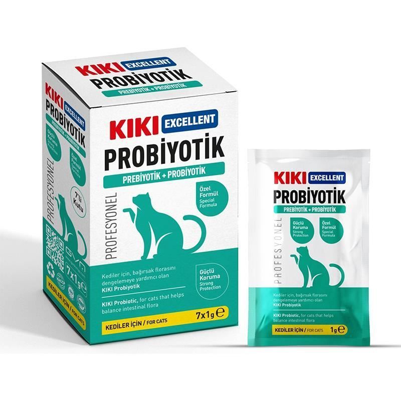 KIKI Kedi Probiyotik+Prebiyotik Saşe 1gr 7Adet
