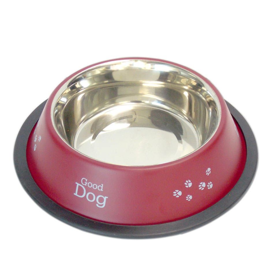 Tommy Patili Renkli Köpek Çelik Mama Kabı 32 Oz