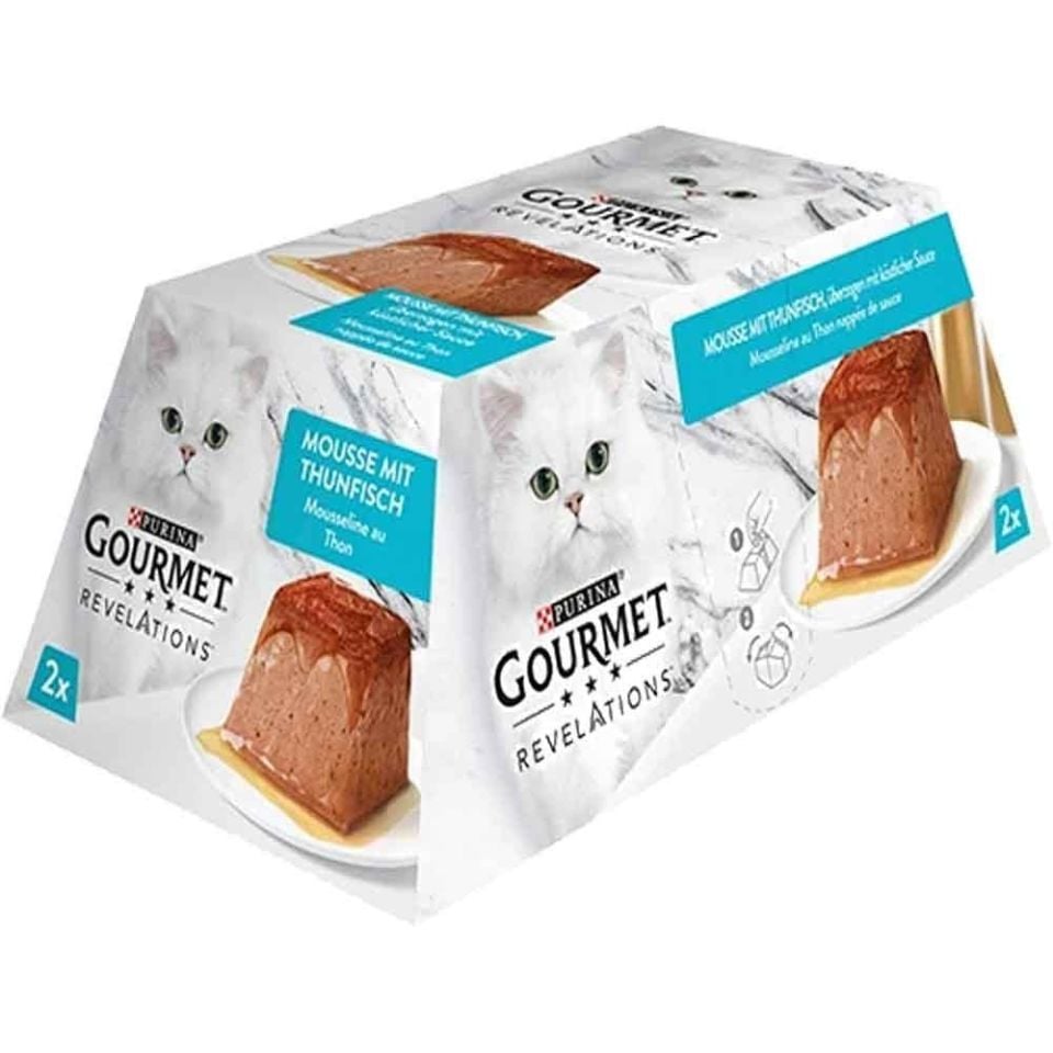 Purina Gourmet Revelations Ton Balıklı Kedi Yaş Maması 2x57gr
