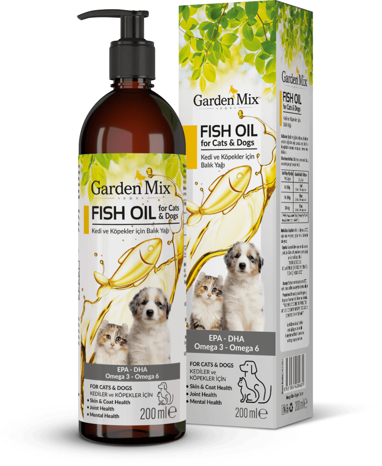 Garden Mix Kedi Ve Köpek Somon Yağı 200ml