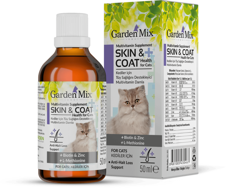 Garden Mix Kedi Tüy Sağlığı Damlası 50 Ml