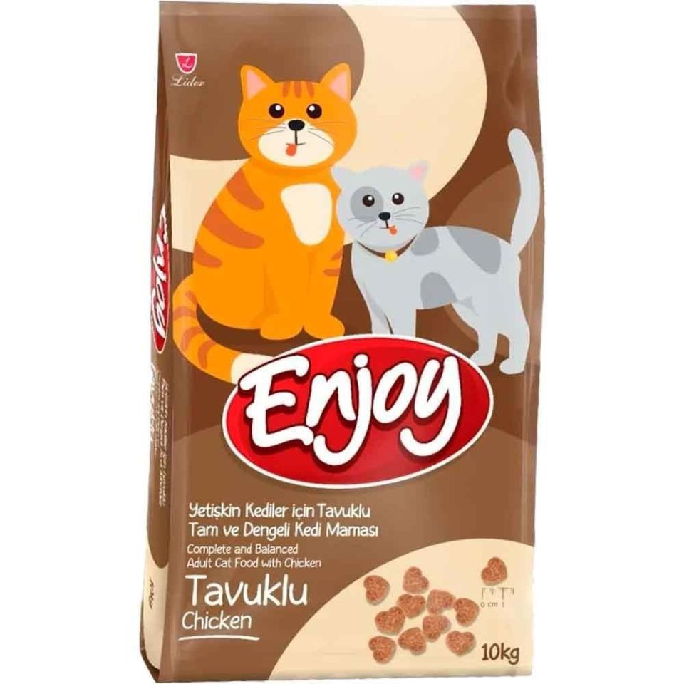 Enjoy Tavuklu Yetişkin Kuru Kedi Maması 10 Kg