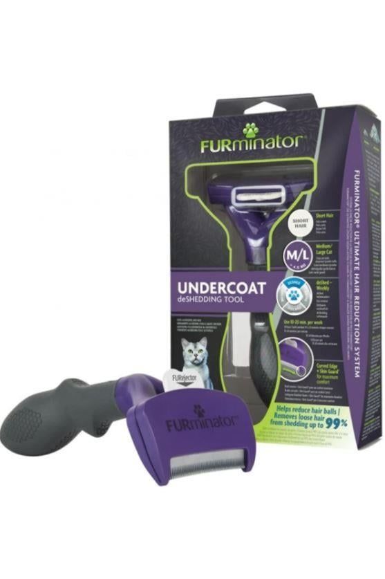 Furminator Short Hair Kısa Tüylü Kedi Tarağı M/L