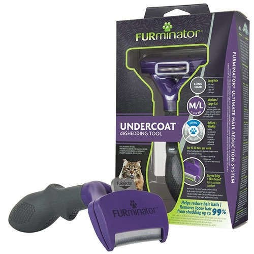 Furminator Long Hair Uzun Tüylü Kedi Tarağı M/L