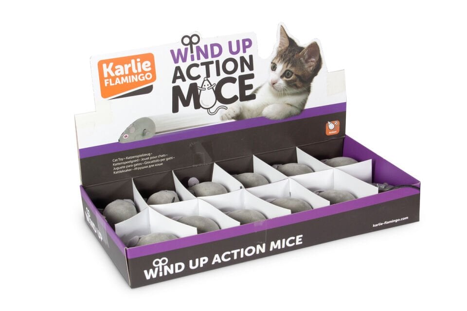 Karlıe Kurmalı Fare 5 Cm 12 Li