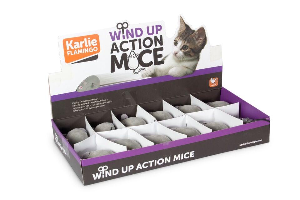 Karlıe Kurmalı Fare 5 Cm 12 Li