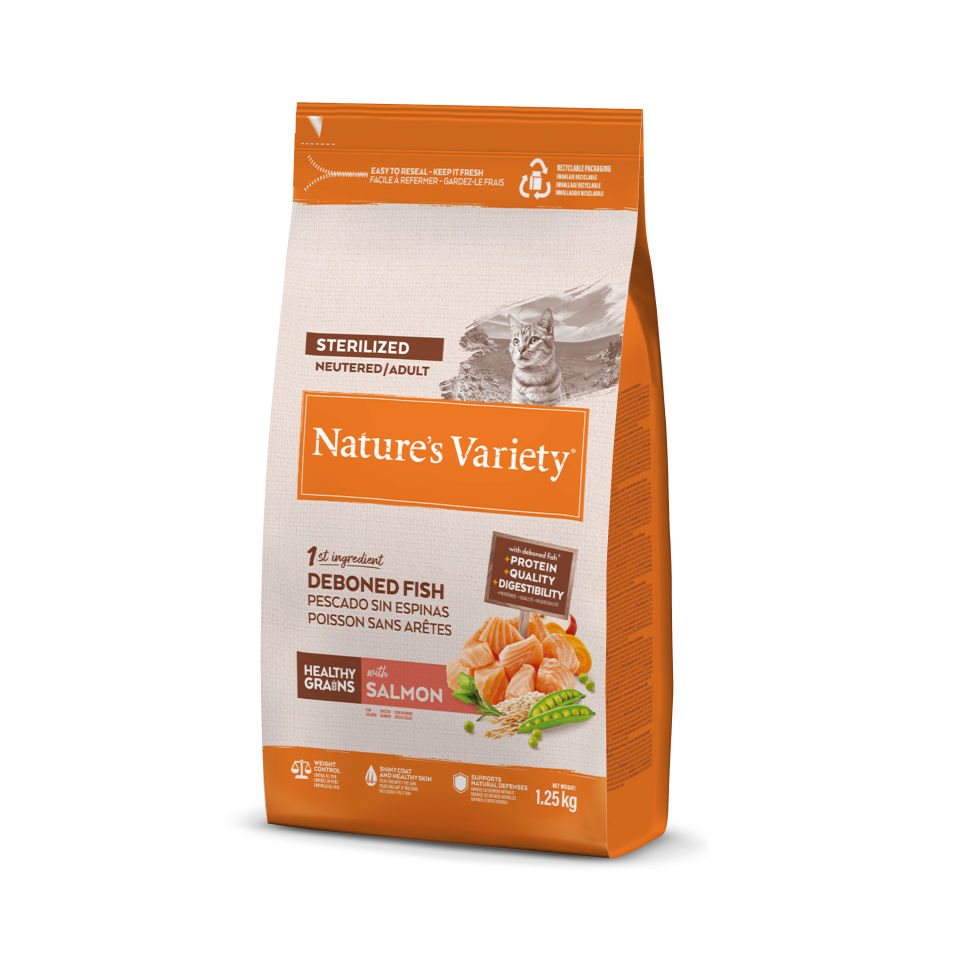 N.v. Cat Healthy Graıns Sterılızed Salmon 1,25 Kg