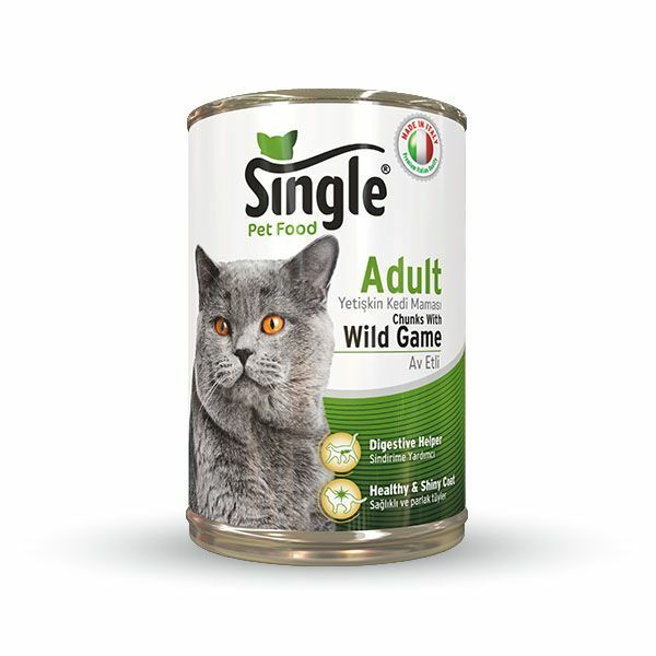Single Kedi Konserve Av Etli 415Gr